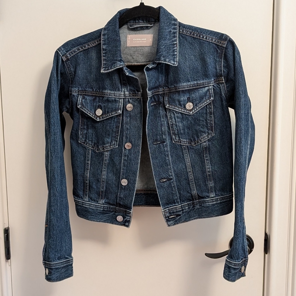 Everlane The Shrunken Denim Jacket in XS